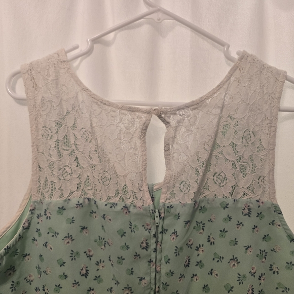 Maurices Pale Green Dress With Flowers Womens Sz Xxl - Picture 6 of 10
